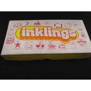 VTG 1982 Inklings Highlights for Children Rubber Stamp Kit READ